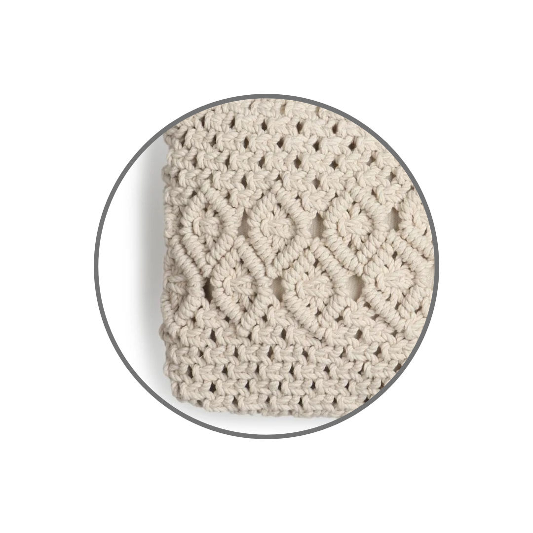 Handcrafted Macrame Bag Artisanal Accent for Any Occasion